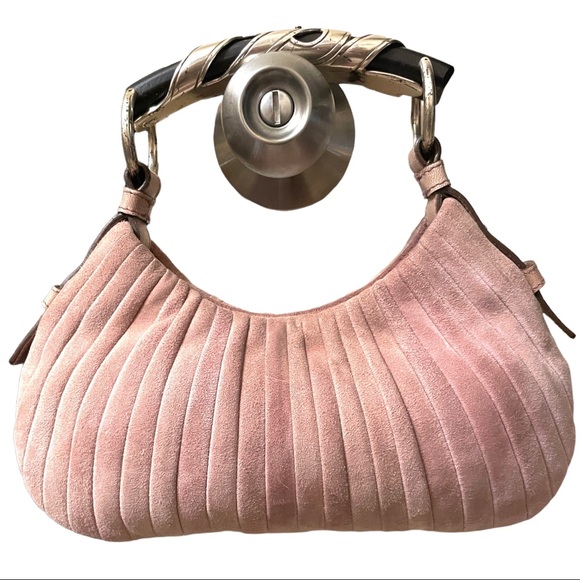 Yves Saint Laurent Tom Ford Collection Pleated Suede Bag - Picture 8 of 13